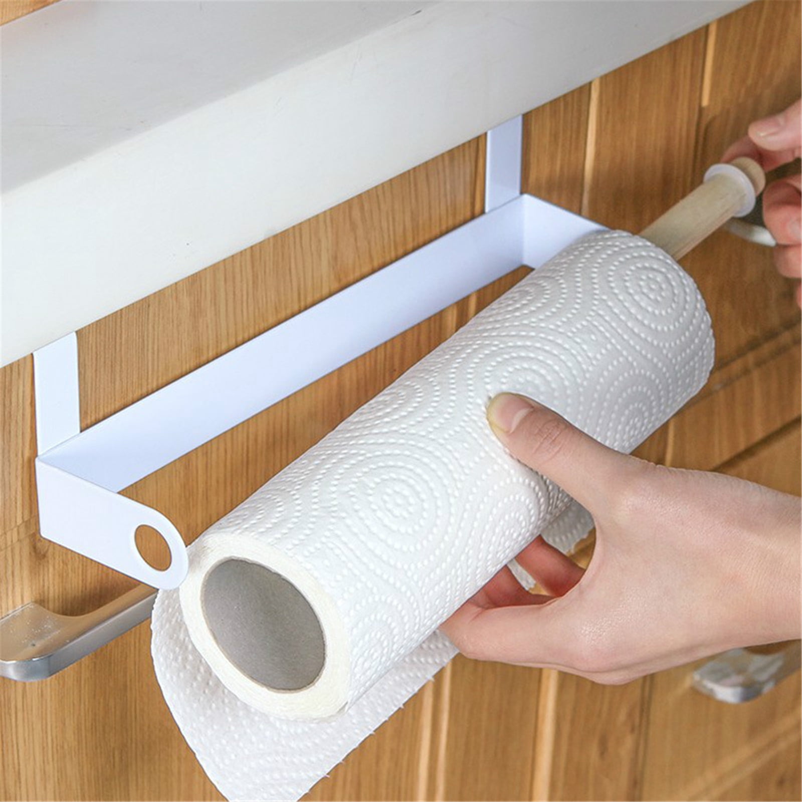 Summer Savings Kcavykas Kitchen Goodies,Adhesive Paper Towel Under Cabinet for Kitchen Bathroom