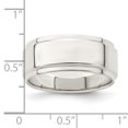 thumbnail image 2 of SS 8mm Flat w/ Step Edge Size 4 Band Size 4, 2 of 2