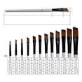 thumbnail image 5 of simhoa 12PCS Paint Brushes for Acrylic Painting, Drawing And Art Supplies, Round Tips, Angle, 5 of 5