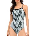 thumbnail image 1 of Charmo Women's One Piece Athletic Swimsuit Competition Bathing Suit, 1 of 5
