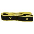 thumbnail image 1 of Bande Élastique pour Danse Adulte, Bande Élastique pour Danse Latine Adulte Correcte la Posture Debout Améliore la Récupération de la Force Musculaire pour s'Échauffer pour Exercice Corps Entier Jaune, 1 of 8