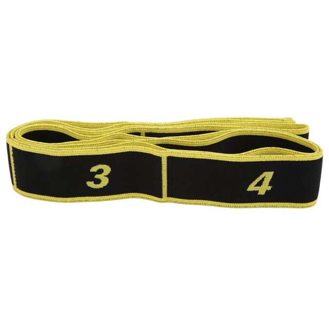 Bande Élastique pour Danse Adulte, Bande Élastique pour Danse Latine Adulte Correcte la Posture Debout Améliore la Récupération de la Force Musculaire pour s'Échauffer pour Exercice Corps Entier Jaune