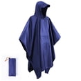 thumbnail image 1 of Poncho de Pluie Portable à Capuchon pour la Randonnée, le Camping, la Pêche, 1 of 3