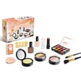 thumbnail image 1 of Makeup Toy Set For Girls With Simulation Cosmetics Accessories 7.09X4.72X2.36In Black Plastic Pretend Beauty Role Play Washable Tools Creativity Training Black, 1 of 7