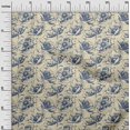 thumbnail image 3 of oneOone Georgette Viscose Beige Fabric Floral Craft Projects Decor Fabric Printed By The Yard 42 Inch Wide, 3 of 4