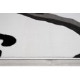 thumbnail image 4 of Ladole Rugs Calvin Blanc Noir Abstrait Tapis en Polypropylène pour Aire, 4 of 6