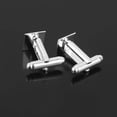 thumbnail image 4 of kurtrusly 20Pcs Fashion Silver 10mm Flat Square Blank Settings Cuff Links Cufflinks, 4 of 7