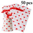 thumbnail image 1 of Coofit 50PCS Cello Bag Drawstring Cookie Bag Cellophane Treat Bag for Candy Bread, 1 of 6