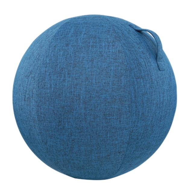kurtrusly Portable Handle Yoga Ball Cover Durable And Anti-scratch Size Excellent Sweat Permeability dark blue 55cm