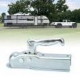thumbnail image 1 of Straight Tongue Trailer Coupler, Durable 3500 Lb Load Capacity High Strength Wear Proof Trailer Coupler  For Trailer, 1 of 7