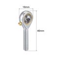 thumbnail image 2 of Unique Bargains 2 Pack POS6 Spherical Rod End Bearing 6mm Bore Self-lubricated Joint Bearing M6x1.0 Left Hand Male Thread, 2 of 6