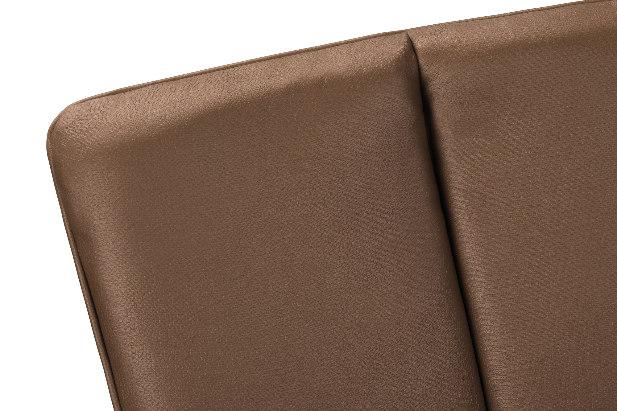 Monarch Specialties - Chaise, 36" De Haut, Ensemble De 2, Rembourré, Coté, Salle À Manger, Cuisine, Aspect Cuir Marron, Métal Noir, Contemporain, Moderne