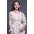 thumbnail image 5 of Bimba Robe de Plage Longue Maxi d'Été Boho Gitane Imprimée Teinture sur Nœuds pour Femmes à Smocks - XX-Grand, 5 of 5