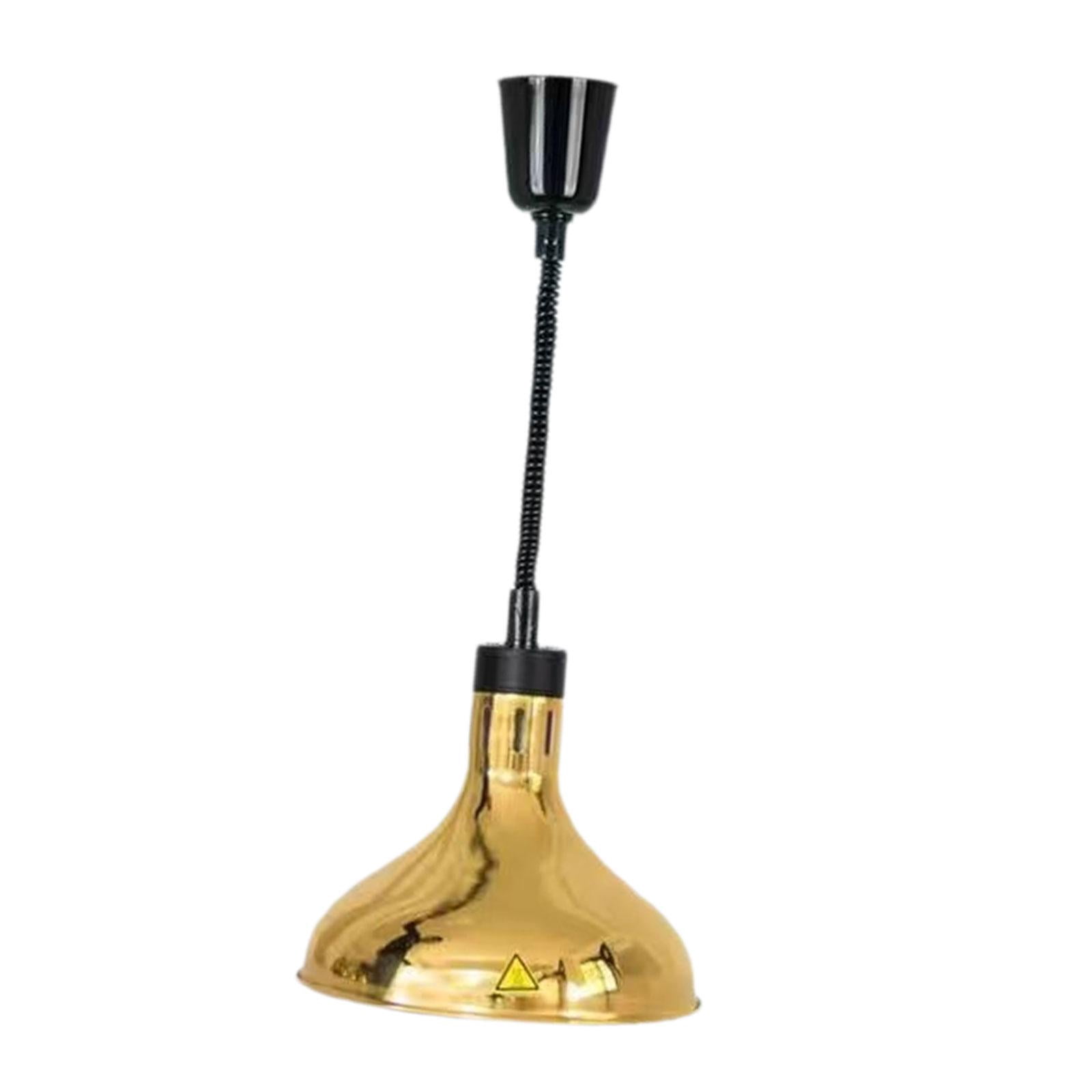DOLITY Food Heat Lamp Adjustable Buffet Warming Lamp for Restaurant Hot Food Buffet Gold