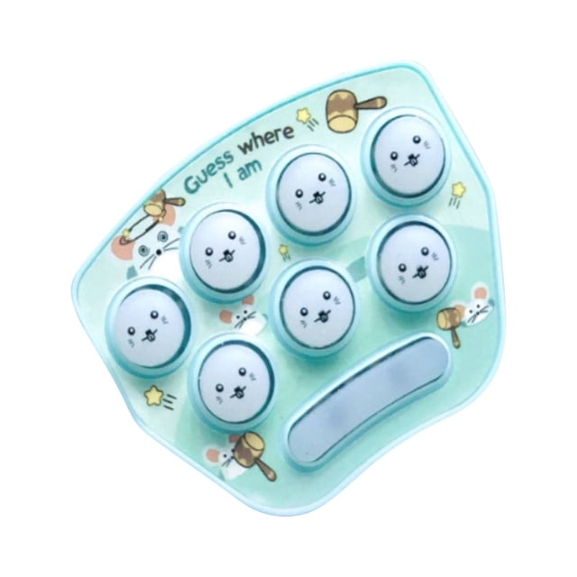 Mini Jeu de Taupe Porte-Clés Jeux de Mémoire Électroniques à LED pour Enfants Adultes
