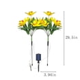 thumbnail image 2 of TIMIFIS Decorative Lights Solar Flower Lights Outdoor, Solar Flowers Garden Decorative Lights LED Stake Lights Auto On/Off Bright up to 8 Hrs Lighting & Ceiling, 2 of 5