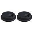 thumbnail image 2 of 4 Pcs Couvercles de Tasse à Café en Silicone Réutilisables Couvercles de Tasse de Voyage Anti-Poussière (Noir), 2 of 9