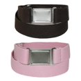 thumbnail image 1 of CTM® Ceinture Élastique avec Boucle Magnétique Invisible (Lot de 2 Couleurs) (pour Femmes Grande Taille, 1 of 3