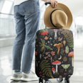 thumbnail image 3 of Travel Luggage Cover Suitcase Protector Fits 18-32 Inch Luggage Wheel Covers Patterned Travel Related Items Flower Luggage Protector Elastic Luggage Anti-scratch Suitcase Cover S, 3 of 5