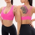 thumbnail image 3 of Womens Lace Bralettes Back-Smoothing Bra Feature V-Neck Balconette Bra Style W-279 Pinks-a M, 3 of 8