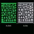 thumbnail image 1 of TopLLC Nail Stickers 3D Christmas Luminous Snowflake Nail Foil Transfer Stickers White Snow Sticker For DIY Nail Design nail Stickers, 1 of 2