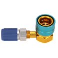 thumbnail image 4 of Cergrey R1234YF To R134A Air Conditioner Quick Coupler Aluminum AC Connector Adapter, 4 of 8