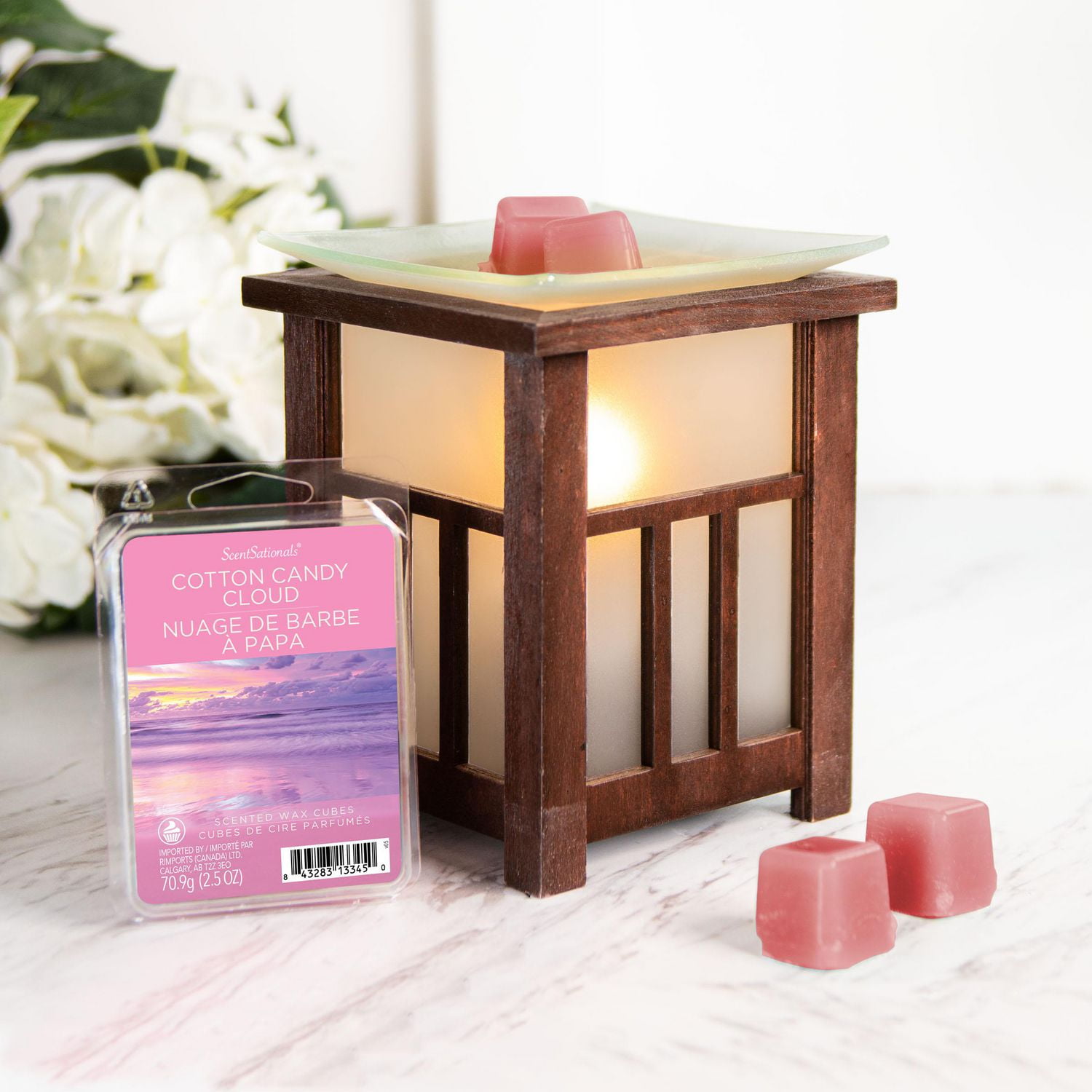 Cubes de cire parfumée ScentSationals - Nuage de barbe à papa