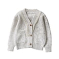 thumbnail image 1 of MeetoTime Boys Girl Fall Winter Outfits Toddler Kids Comfy Ribbed Long Sleeve Shirt Tops and Pants 2PCS Set, 1 of 3