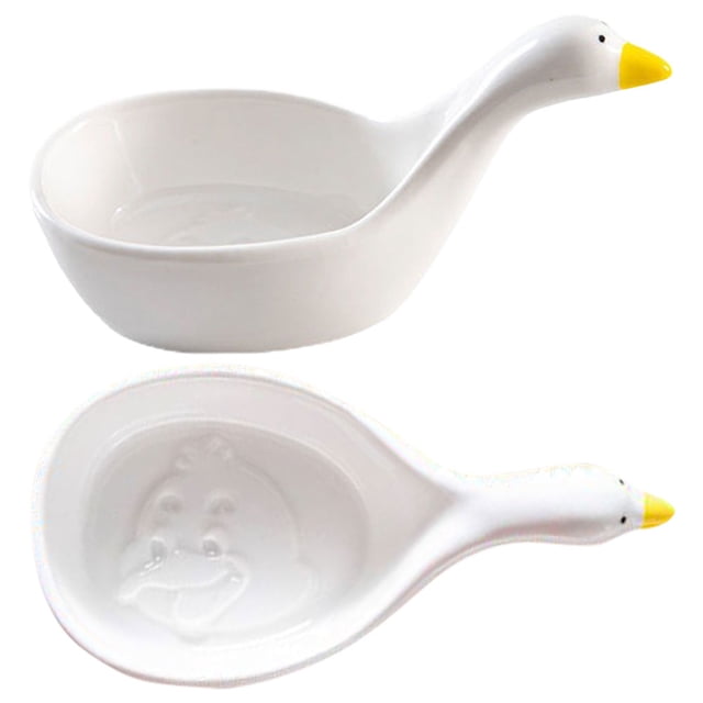 2pcs Ceramic Saucers Dipping Dishes Small Bowls for Seasoning and Food