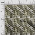 thumbnail image 1 of oneOone Silk Tabby Fabric Check Kasuri Print Fabric BTY 42 Inch Wide, 1 of 4