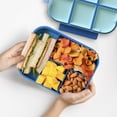 thumbnail image 4 of Bentgo Kids Snap & Go Leak-Proof Lunch Box - Blue, 4 of 7