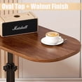 thumbnail image 2 of SUSUZI Height Adjustable C-Shaped End Table – Portable 16"x12" Sofa Side Table with Lower Storage Shelf, Metal Frame MDF Top, 2 of 7