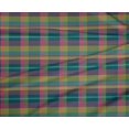 thumbnail image 3 of oneOone Polyester Lycra Fabric Madras Check Print Fabric By Yard 56 Inch Wide, 3 of 3
