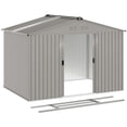 thumbnail image 1 of Outsunny 9' x 6' Garden Storage Shed w/ Steel Foundation Kit, 1 of 10