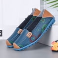thumbnail image 4 of Fashion Women Ankle Strap Summer Printing Slip-on Sneaker Flats Shose, 4 of 9