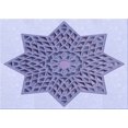thumbnail image 1 of Ahgly Company Machine Washable Indoor Rectangle Transitional Periwinkle Purple Area Rugs, 8' x 12', 1 of 7