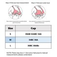 thumbnail image 3 of MIASHUI Bras for Women Thread Triangle Bra Wireless Lightly Lined Bralette Top Beauty Back Out Mini Bras, 3 of 9
