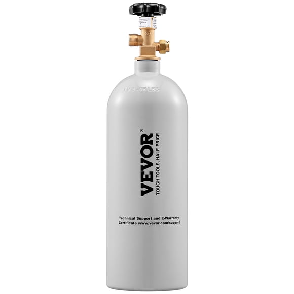 VEVOR 5 lbs CO2 Tank Aluminum Gas Cylinder, Brand New CO2 Cylinder, CO2 Tank with CGA320 Valve, For Draft Soda Beer