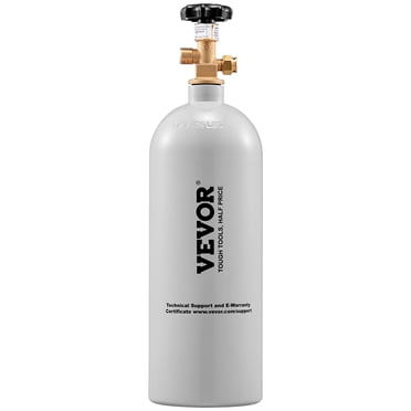 VEVOR Réservoir de CO2 5 Lb Cylindre de Gaz en Aluminium, Cylindre de CO2 Neuf, Réservoir de CO2 avec Valve CGA320, pour Soda et Bière en Fût
