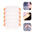 thumbnail image 3 of SHISUYAN 5pcs Multipurpose Plastic Storage Container Box with Handle Plastic Travel Storage Box, 3 of 4