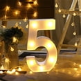 thumbnail image 1 of KITTEHIGM Remote Control Alphabet Letter Lights LED Light Up White Plastic Letters Standin Warehouse #31, 1 of 2