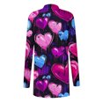 thumbnail image 3 of Cardigans Longs pour Femmes, Cardigan de Jour Décontracté Imprimé à Manches Longues, Veste Mode, Veste pour Dames, 3 of 4