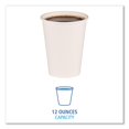 thumbnail image 2 of Boardwalk BWKWHT12HCUP 12 oz Paper Hot Cups, White, 2 of 4