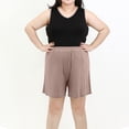 thumbnail image 2 of AherBiu Shorts Grande Taille pour Femmes, Pyjama Taille Haute, Shorts à Jambes Larges, Bas de Pyjama Confortables et Doux, Shorts, 2 of 7