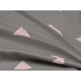 thumbnail image 4 of oneOone Rayon Light Gray Fabric Triangle Geometric Sewing Crafts Projects Fabric Prints By Yards 56 Inches Wide, 4 of 5