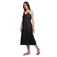 thumbnail image 3 of Moomaya Nuisette Unie à Bretelles Spaghetti pour Femmes Longueur Genou Robe de Nuit, 3 of 6