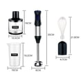 thumbnail image 5 of JUNWELL Portable 5 Speeds Electric Blender with Stainless Steel Blades Baby Food Multifunction Juicer Kitchen Appliances, 5 of 5