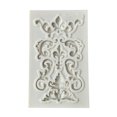 thumbnail image 1 of 2 Pcs Moule à Fondant en Dentelle Style Baroque Curlicues Moule en Silicone pour Cupcake Topper Argile Polymère, 1 of 1