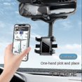 thumbnail image 2 of 360 Rearview Mirror Phone Holder For Car Mount Phone And Gps Holder Universal Rotating Adjustable Telescopic Car Phone Holder A (ruipei), 2 of 3