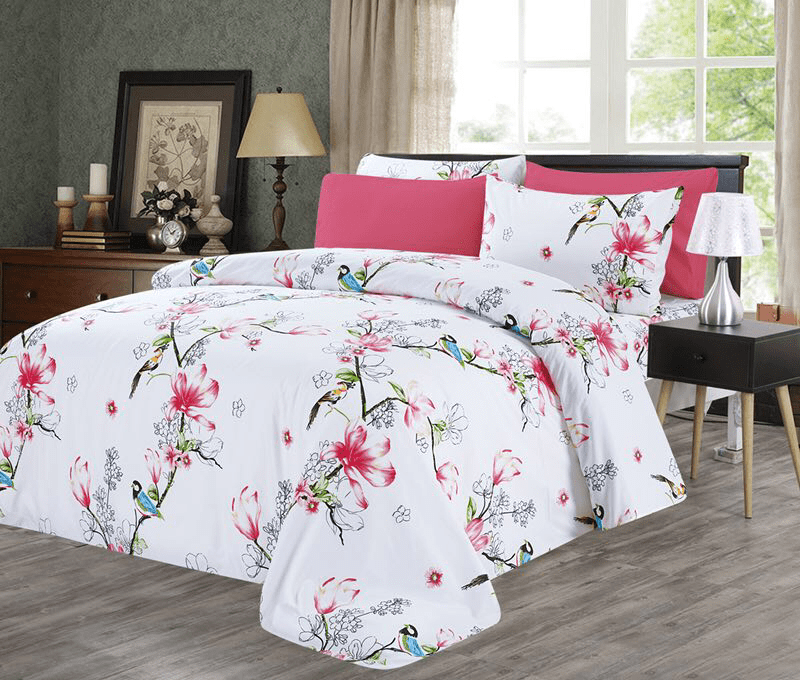 Hotel Club 1200 Super Soft 6-Piece Print Sheet Set (Queen, Hawaii)